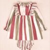 Vestido rayas bebe 2 piezas