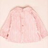 Blusa rayas cuello bebé