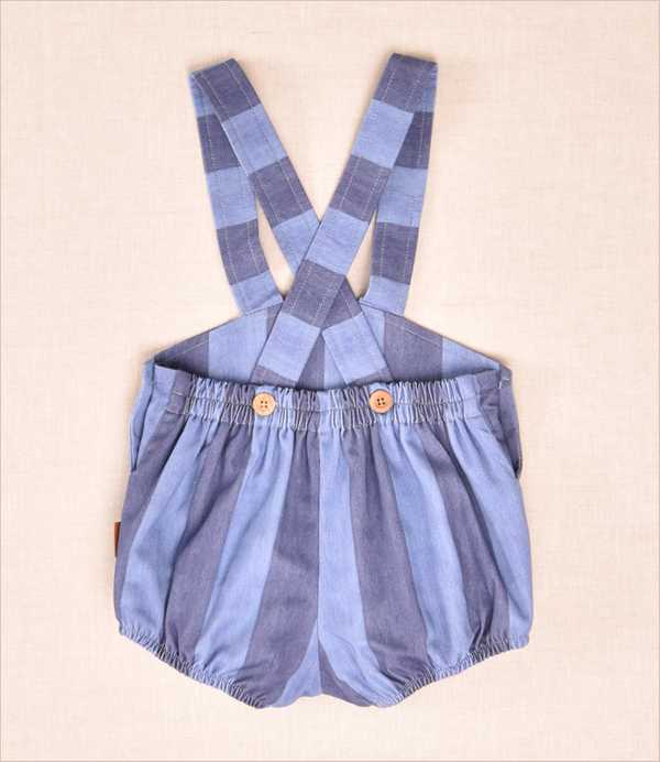 Ranita tirantes rayas denim