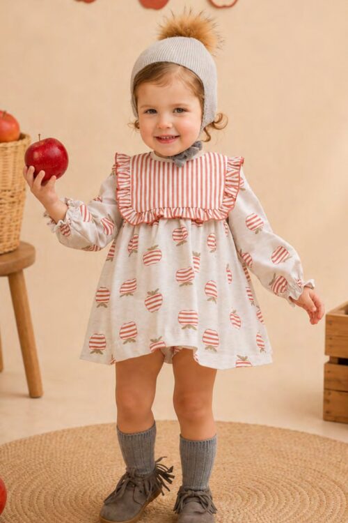 Vestido manzanas