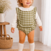 C65A5F7F-B1C6-40E3-BDCD-6F4E506FD5BA Conjunto Baberola + pololo vichy botella Lalin