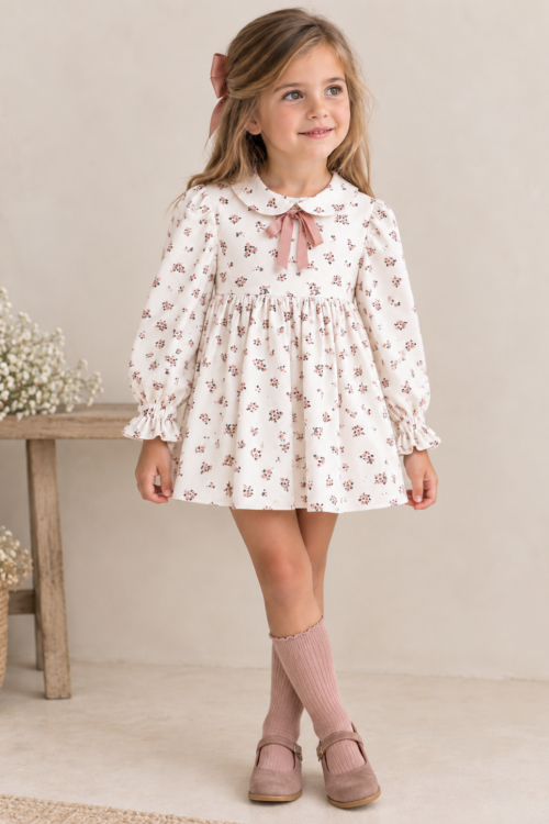 Vestido miniflor