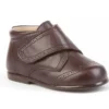 Bota repujada piel velcro