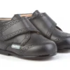 Bota repujada piel velcro