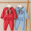 Conjunto deportivo cuento de otoño celeste