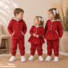 Conjunto deportivo niña teja