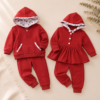 Conjunto deportivo niña teja