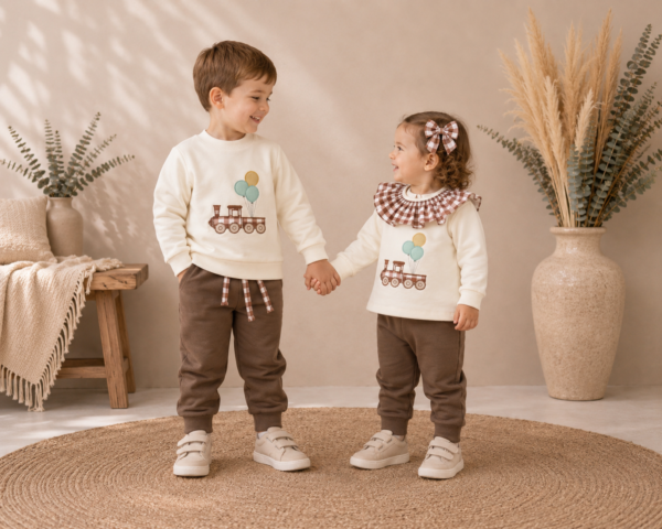 Conjunto deportivo niña trenecito