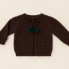 Chaqueta borlas chocolate