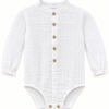 Body camisa bambula cuello mao