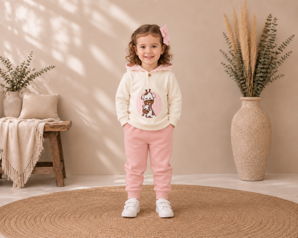 Conjunto deportivo niña marco jirafa