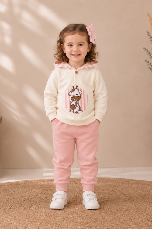 Conjunto deportivo niña marco jirafa