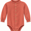 Body camisa bambula cuello mao