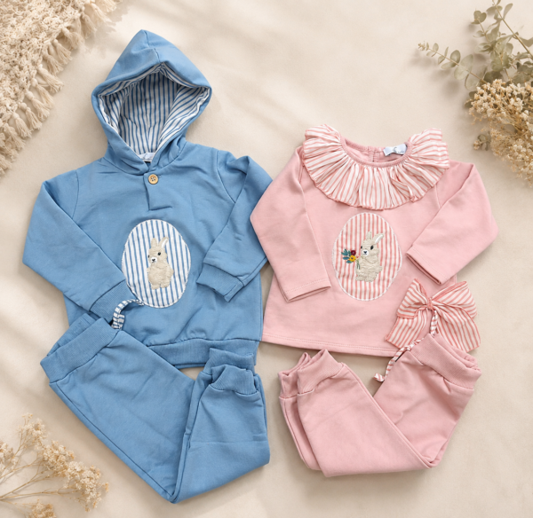 Conjunto deportivo rosa marco conejito
