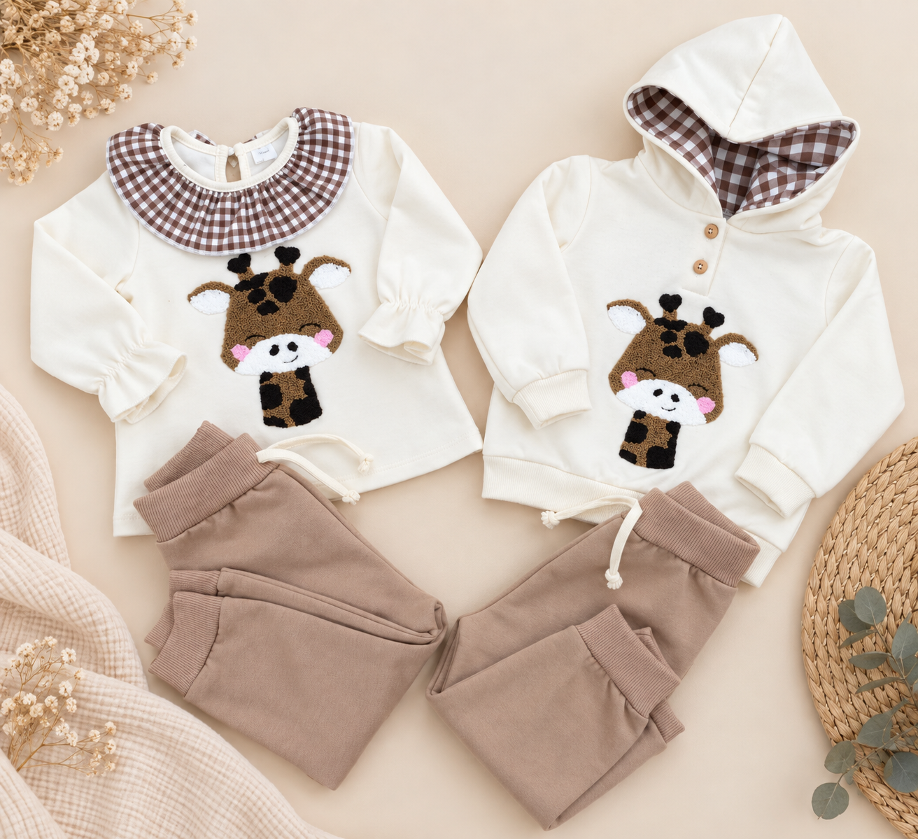 Conjunto deportivo niño vichy jirafa