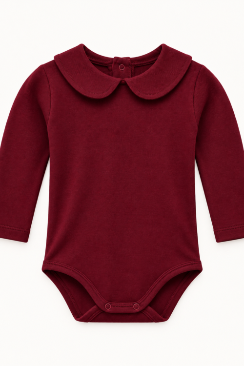 Body algodón cuello bebé