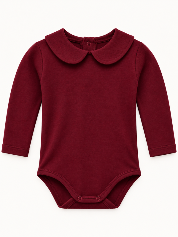 Body algodón cuello bebé