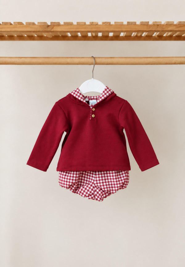 Conjunto bombacho vichy