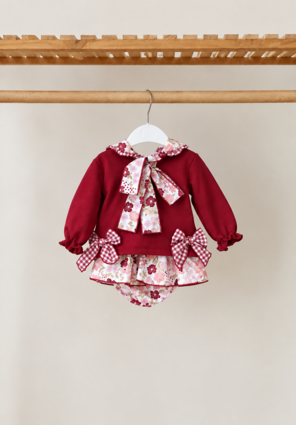 Conjunto braguita floral