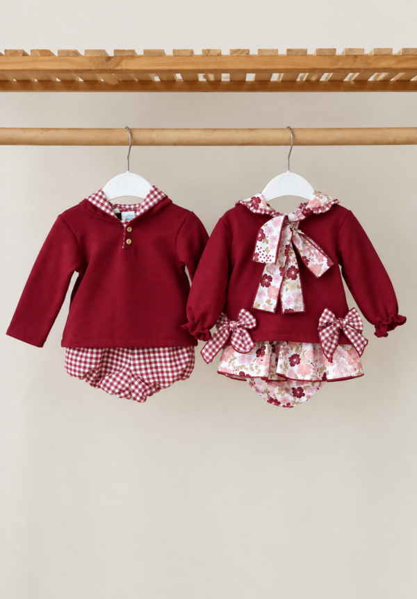 Conjunto bombacho vichy