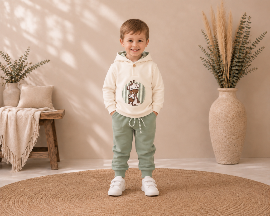 Conjunto deportivo niño marco jirafa