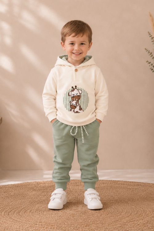 Conjunto deportivo niño marco jirafa