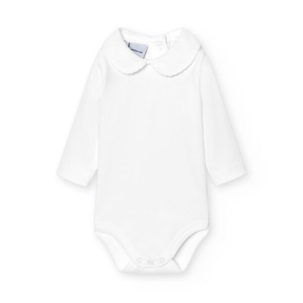 Body algodón cuello piqué