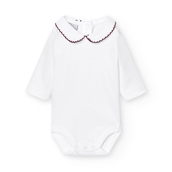 Body algodón cuello piqué
