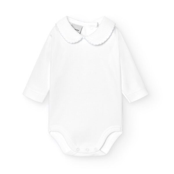 Body algodón cuello piqué