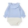 Body bambula cuello volante